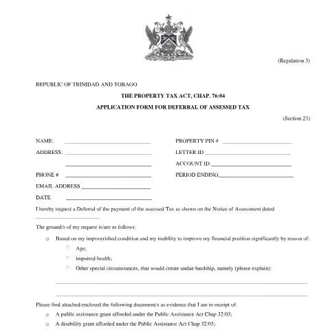 Document preview: Understanding the Property Tax Deferral Process — Taxes (CERFA n°property tax Deferral form)