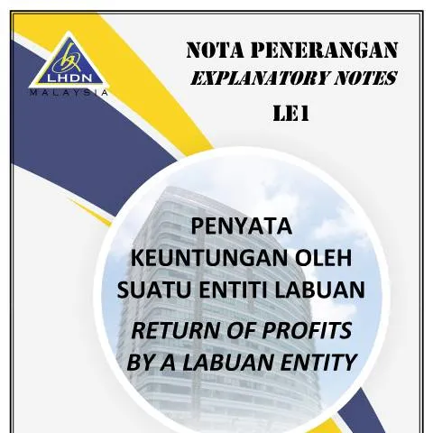 Document preview: Pentingnya Borang LE1 dalam Pendaftaran Entiti Labuan — Proses pentadbiran