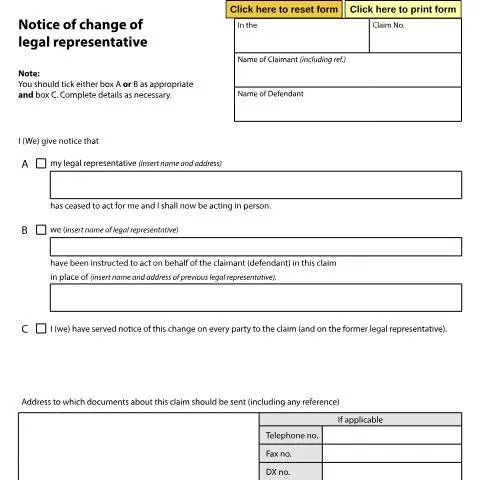 Document preview: How to Notify Courts of Legal Representative Changes Using Form N434 — Legal & justice