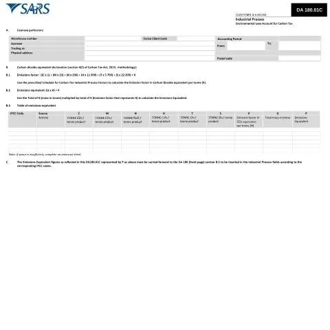 Document preview: Guide to Completing the DA 180 01C Form — Government & admin (CERFA n°DA 180 01C)