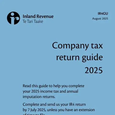 Document preview: Understanding the IR4GU 2025 for New Zealand Businesses — Taxes (CERFA n°IR4GU)