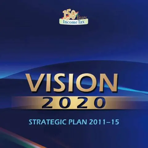 Document preview: Understanding the Income Tax Department's Vision, Mission, and Values — Taxes (CERFA n°vision-mission-values-2020-07012011)