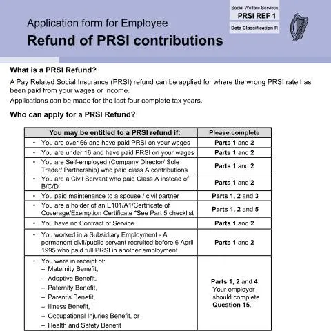 Document preview: Comprehensive Guide to Maternity Benefit in Ireland — Benefits & social aid (CERFA n°REF1)