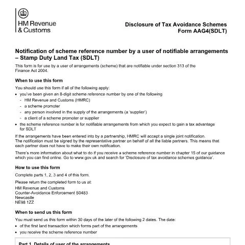 Document preview: Understanding Your Stamp Duty Land Tax Scheme Reference — Taxes