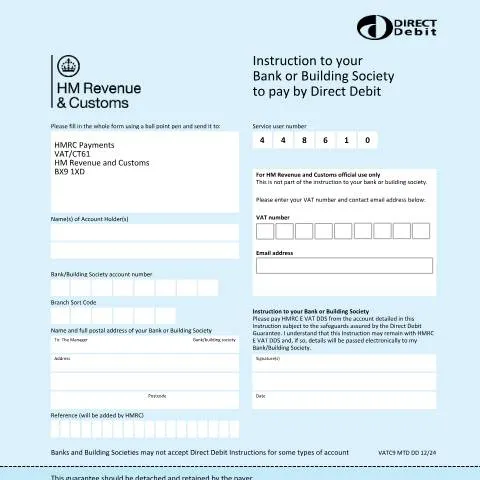 Document preview: How to Instruct Your Bank for Automatic VAT Direct Debit Payments — Banking & finance