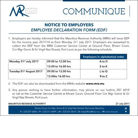Document preview: Essential Guide to EDF Notice for Employers - 2017/18 — Government & admin (EDF270717)