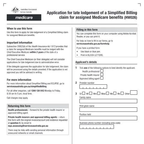 Document preview: Understanding the HW026 Form for Health Professionals — Health (CERFA n°HW026)