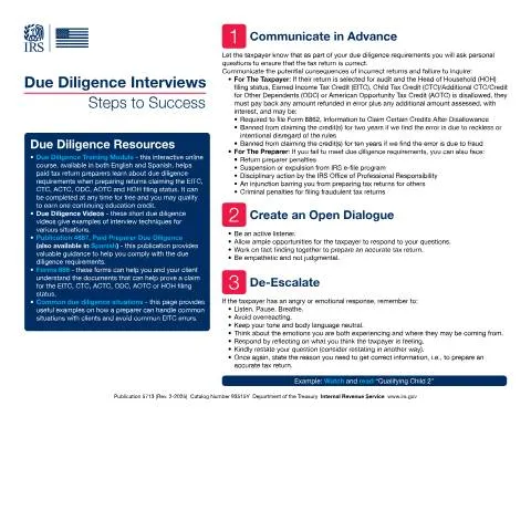 Document preview: Navigating IRS Publication 5713 for Effective Tax Preparation — Taxes (CERFA n°PUB-5713)