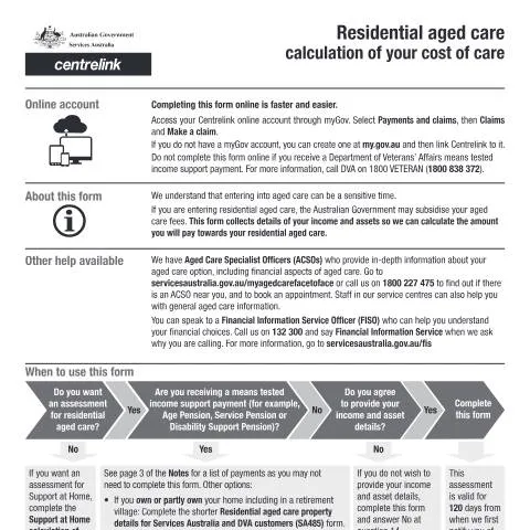 Document preview: Navigating the SA457 Form for Aged Care Costs — Benefits & social aid (CERFA n°SA457)