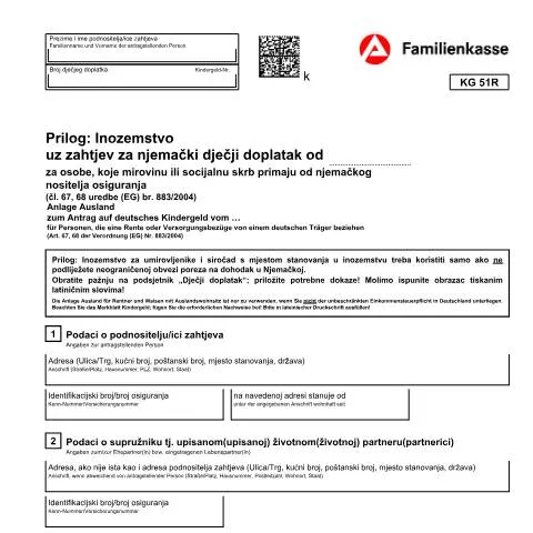 Dokumentvorschau: Wichtige Informationen zum KG 51R-HR Antrag für im Ausland lebende — Familie (CERFA n°kg51r-hr-anlageausland-_ba035180)