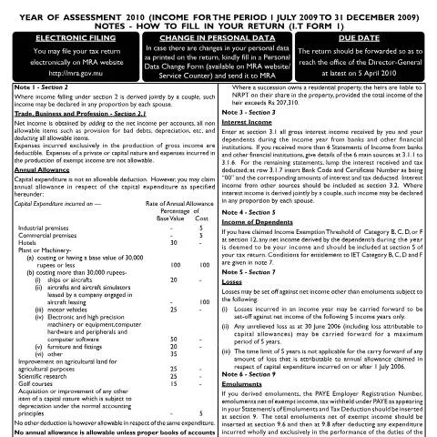 Document preview: Understanding the Importance of Return01Notes2010 — Government & admin (Return01Notes2010)