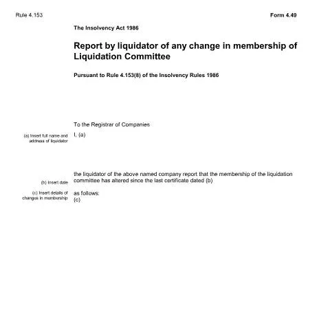 Document preview: Understanding Changes in Liquidation Committee Membership — Government & admin