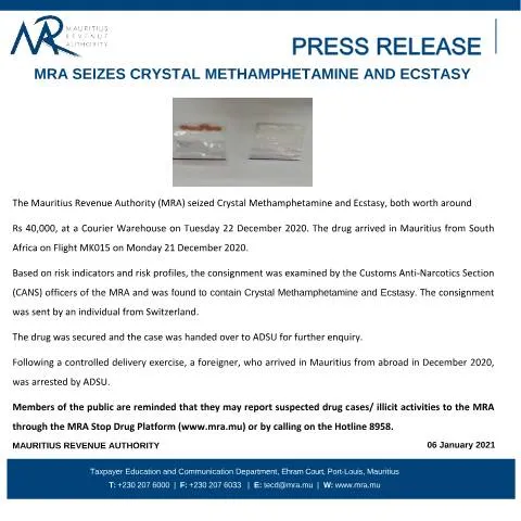Document preview: Understanding MRA's Fight Against Drug Trafficking — Government & admin (DrugSeizure060121)