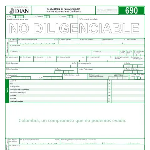 Vista previa del documento Importancia del Recibo F690-2007 en el Comercio Internacional — Trámites administrativos (CERFA n°F690-2007)