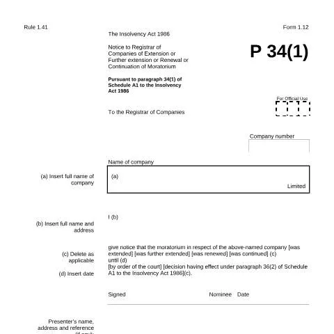 Document preview: Understanding Moratorium Extensions for Companies in Distress — Business