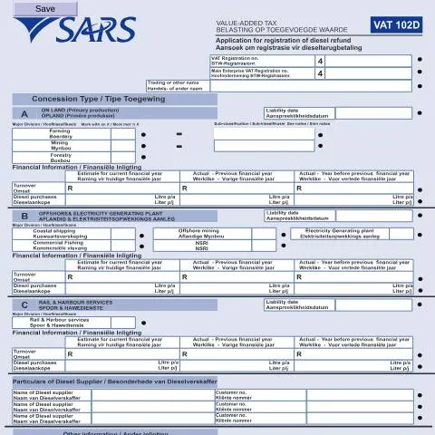 Document preview: Understanding the VAT102D Form for Diesel Refunds — Taxes (CERFA n°VAT102D)