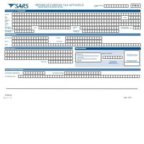 Document preview: Understanding the FTW01: Your Essential Guide — Taxes (CERFA n°FTW01)