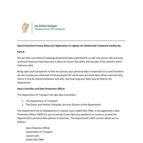 Document preview: Essential Guide to Data Protection for ATF Registration — Government & admin