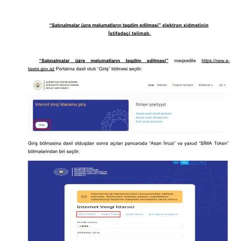 Document preview: Satınalmalar üzrə məlumatların onlayn təqdim edilməsi: Niyə vacibdir? — Vergilər & maliyyə