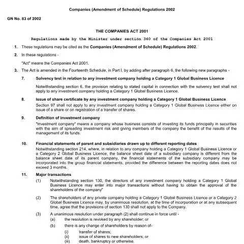 Document preview: Understanding the Importance of GN. 83 of 2002 in Mauritius — Government & admin (GN.-83-of-2002)