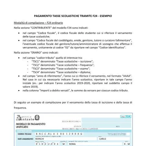 Anteprima documento Pagamento tasse scolastiche in Italia: guida completa — Tasse e fisco