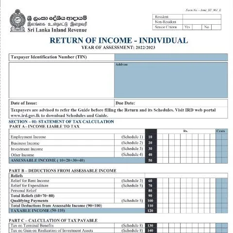 Document preview: Comprehensive Guide to the Return of Income - Asmt_IIT_001_2022 — Taxes (CERFA n°Asmt_IIT_001_2022)