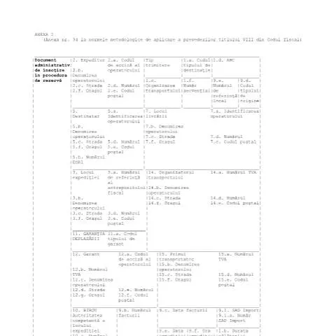 Document preview: Importanța Anexei 34 în tranzacțiile comerciale — Impozite & fiscalitate (CERFA n°A34_NMT8CF)
