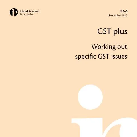 Document preview: Navigating the IR546 Form for GST in New Zealand — Taxes (CERFA n°IR546)