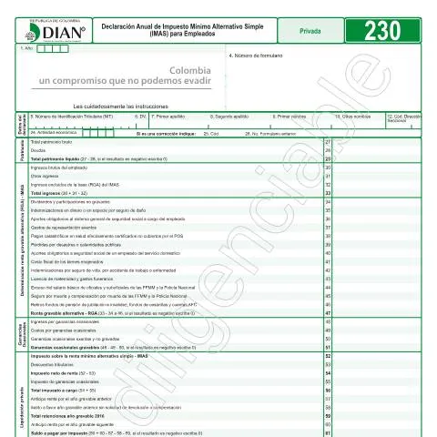 Vista previa del documento Declaración Anual de IMAS 2017: Un Enfoque Simplificado para Empleados — Impuestos (CERFA n°F230-2017)