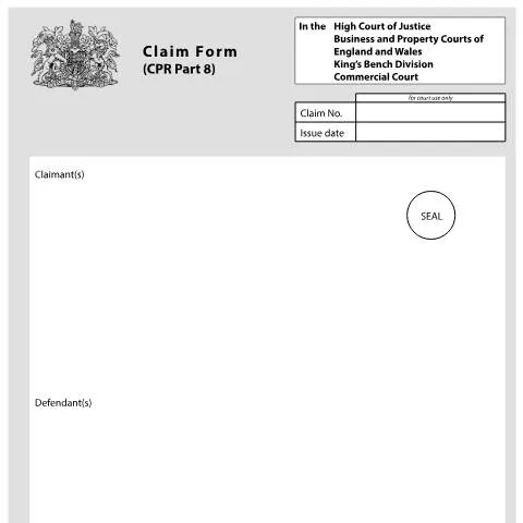 Document preview: Commercial Court CPR Part 8 Claims: Efficient Business Dispute — Legal & justice