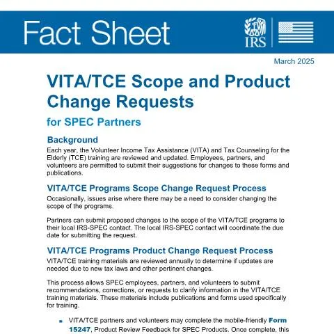 Document preview: Understanding IRS Publication 5395 for Tax Assistance Programs — Taxes (CERFA n°PUB-5395)