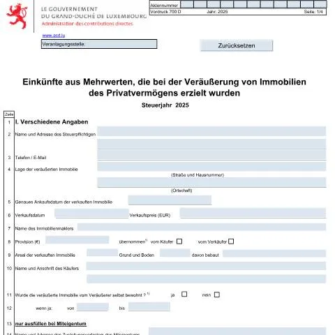 Aperçu du document Guide sur le formulaire 700 D pour les plus-values immobilières — Impôts & fiscalité (CERFA n°700 D)