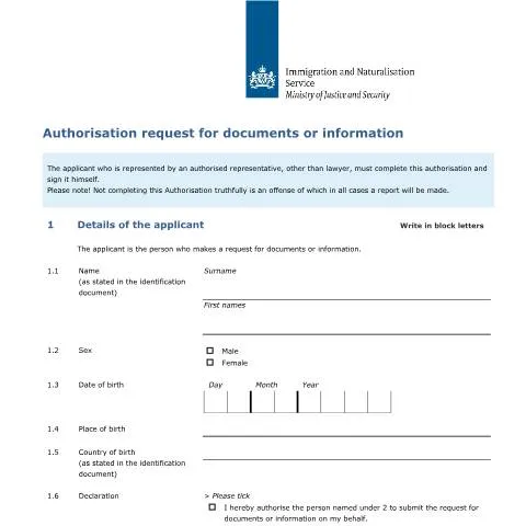 Documentvoorvertoning: De rol van formulier 7655 bij de IND — Immigratie & visa (CERFA n°7655)
