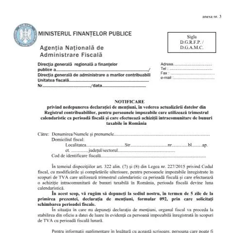 Document preview: Importanța Formularului A3_OPANAF_169_2019 în fiscalitate — Impozite & fiscalitate (CERFA n°A3_OPANAF_169_2019)