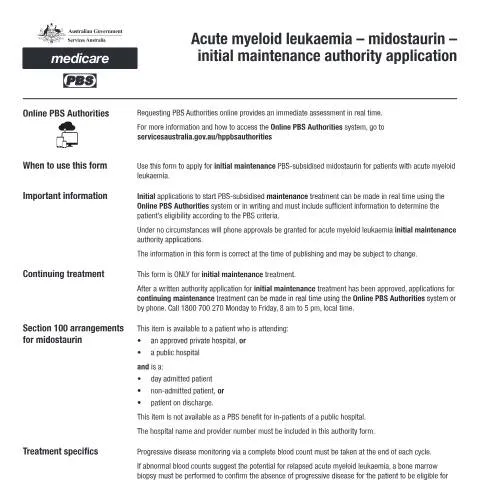 Document preview: Understanding PB253 in Acute Myeloid Leukaemia Management — Health (CERFA n°PB253)