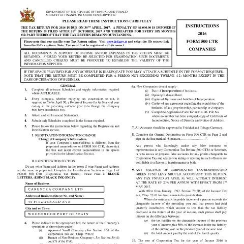 Document preview: Comprehensive Overview of 500-CTR Instructions for Corporations — Government & admin (CERFA n°I-500CTR)