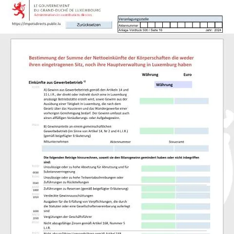 Aperçu du document Guide sur la déclaration des revenus nets des organismes collectifs — Impôts & fiscalité (CERFA n°NRR_D)