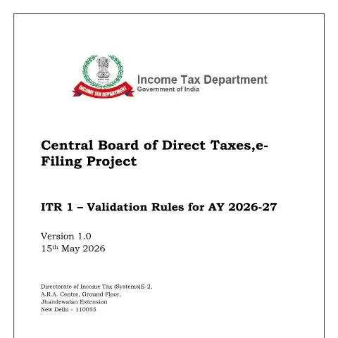 Document preview: Navigate ITR 1 Validation Rules for Seamless Tax Filing — Taxes (CERFA n°ITR 1)