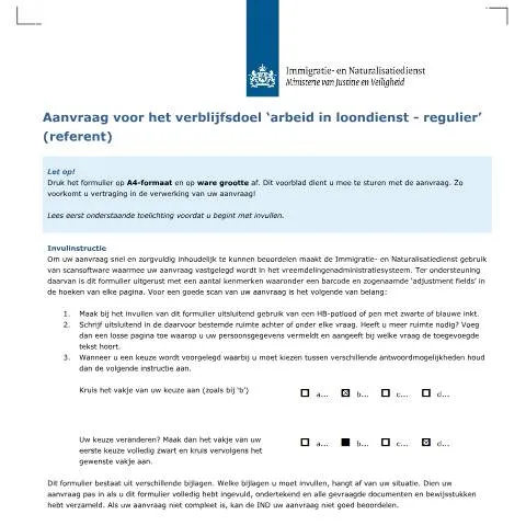 Documentvoorvertoning: Belang van Aanvraagformulier 7016 in Arbeidsmigratie — Immigratie & visa (CERFA n°7016)