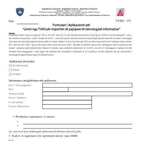Document preview: Rëndësia e Lirimit nga TVSH për Pajisjet Teknologjike — Tatime & fiskalitet