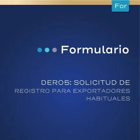 Vista previa del documento Beneficios del Registro para Exportadores Habituales en Costa Rica — Trámites administrativos (CERFA n°MH-DGA-PRO04-FOR-001-FormularioDER05-SolicituddeRegistroparaExportadoresHabitual)