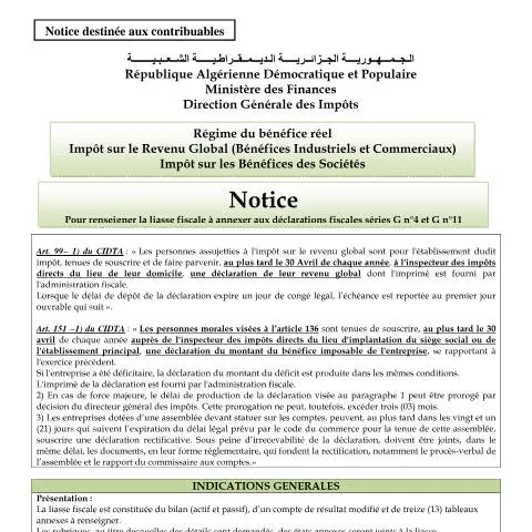 Aperçu du document Guide Pratique sur la Notice Liasse Fiscale GN° 2 — Impôts & fiscalité (CERFA n°GN° 2)