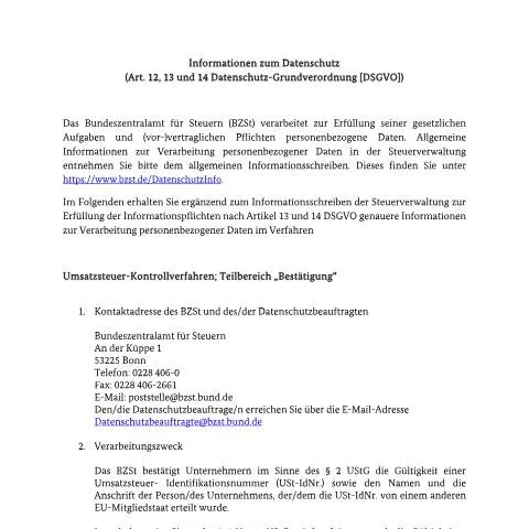Dokumentvorschau: Bestätigung der USt-IdNr. im EU-Raum — Behörden & Verwaltung (CERFA n°USt_Kontrollverfahren_Teilbereich_Bestaetigung)