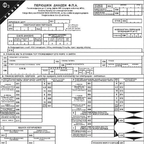 Document preview: Η Σημασία της Περιοδικής Δήλωσης Φ.Π.Α. για Επιχειρήσεις — Φόροι & φορολογία (CERFA n°F3 051-FPA)
