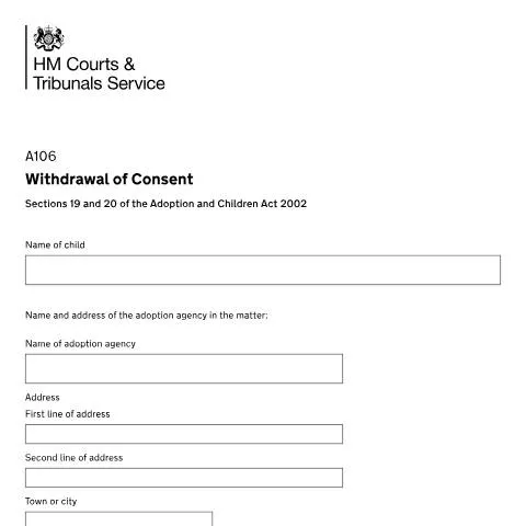 Document preview: Understanding Withdrawal of Consent in Adoption Proceedings — Legal & justice