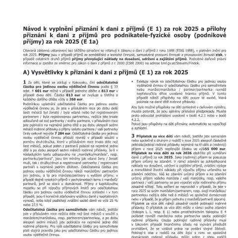 Dokumentvorschau: E2-CS: Ihre Anleitung zur Einkommensteuererklärung 2025 für — Steuern (CERFA n°E2-CS)