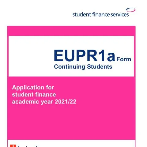 Document preview: Essential Guide to Student Finance for Continuing EU Students — Education & training