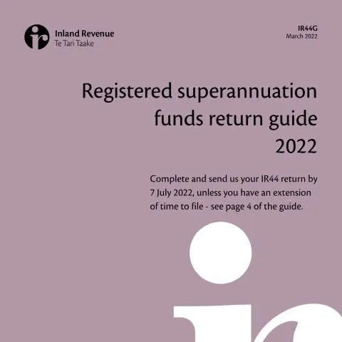 Document preview: Navigating the IR44G for Superannuation Funds — Taxes (CERFA n°IR44G)