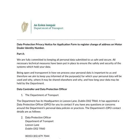 Document preview: Understanding Your Data Protection Rights for Address Changes — Government & admin