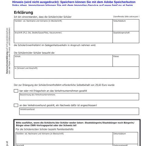 Dokumentvorschau: Wichtige Informationen zur Beih89-Erklärung für Schülerfreifahrt — Steuern (CERFA n°Beih89)